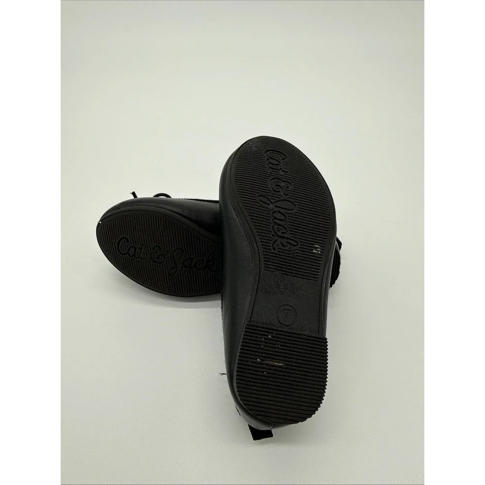 Girls Black Dress Shoes Cat & Jack Size 7